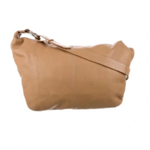 Furla Convertible Leather Crossbody Hobo Bag Tan - Picture 3 of 11